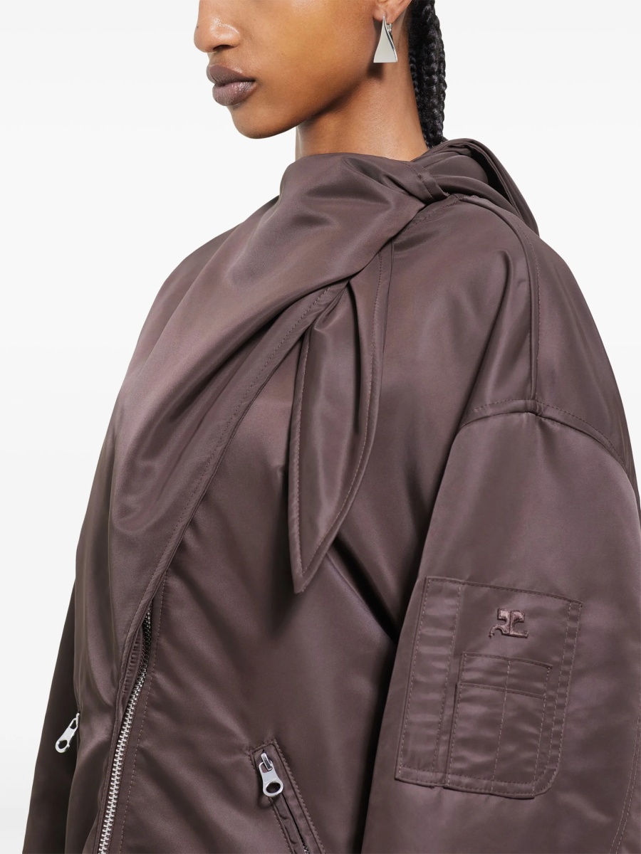 Geaca bomber COURRÈGES maro - Img 5