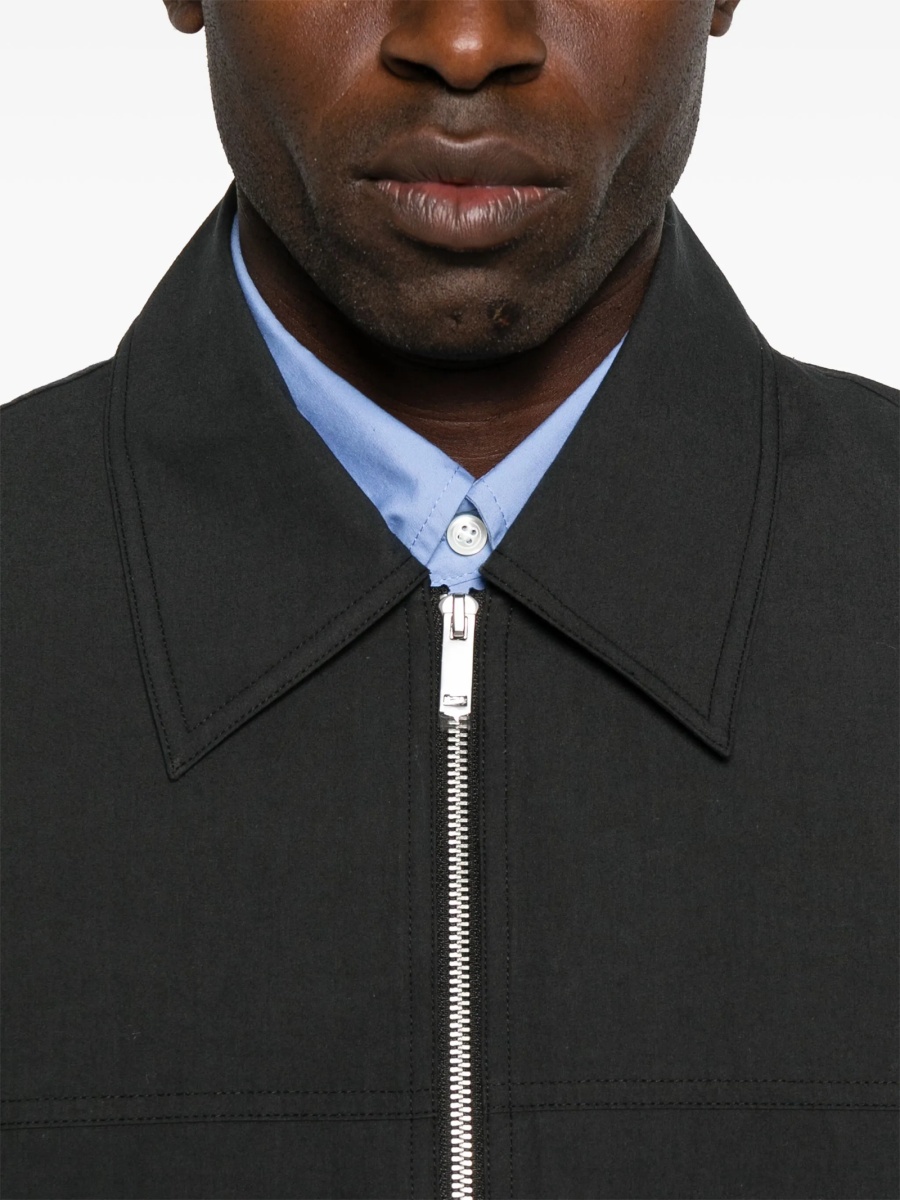 Geaca bomber STUDIO NICHOLSON neagra din bumbac - Img 5