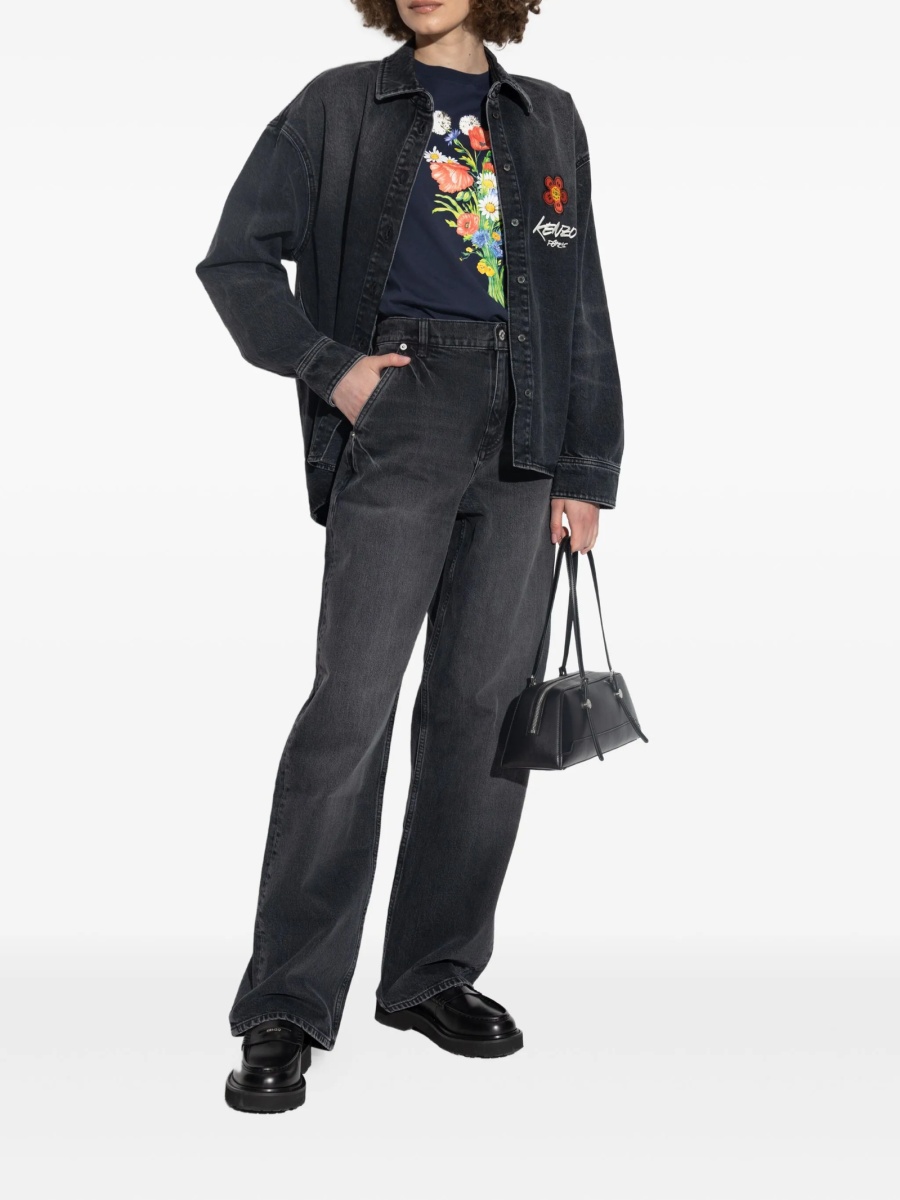 Geaca de blugi Kenzo neagra - Img 2
