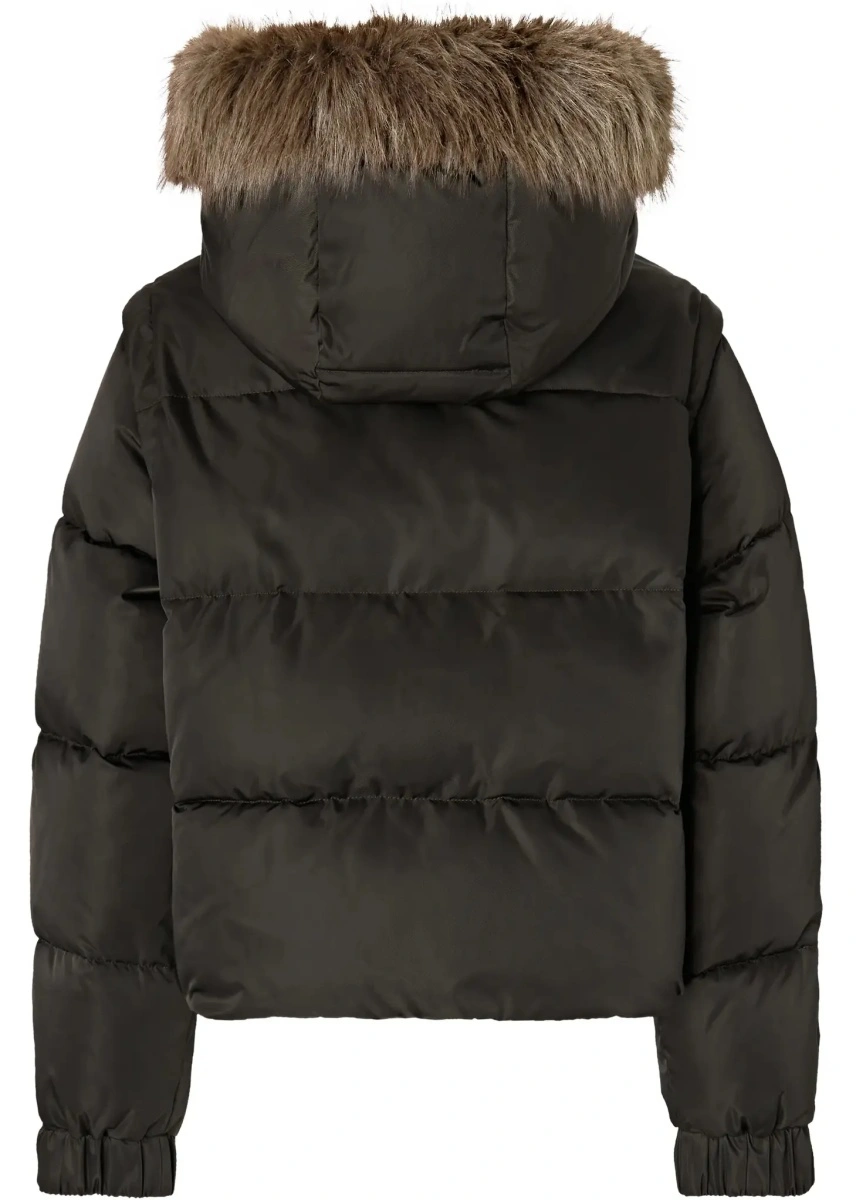 Geaca de Iarna Godetia padded Down Jacket with faux fur - Img 4