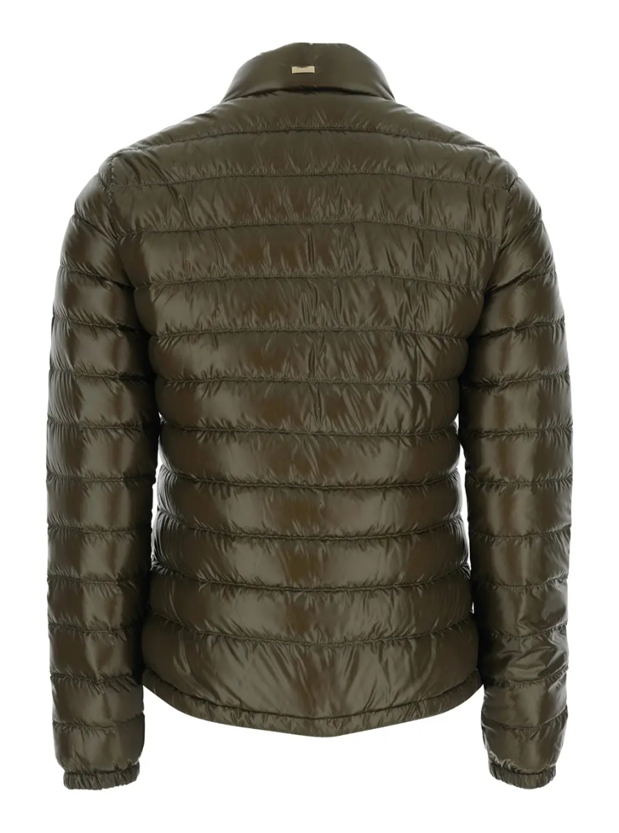 Geaca de Iarna Green Puffer Jacket with Quilted Design for Men - Img 2