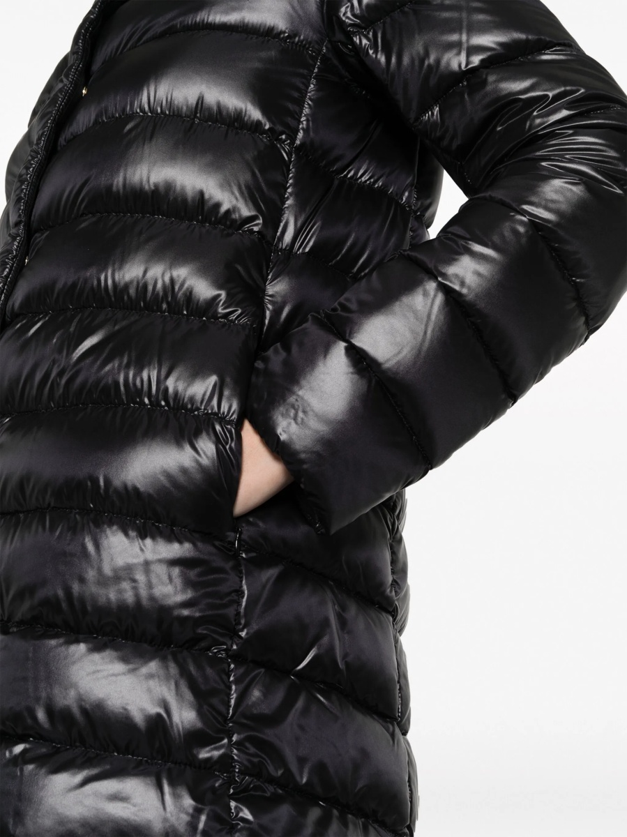 Geaca de iarna Herno neagra din poliamida si polyester - Img 5
