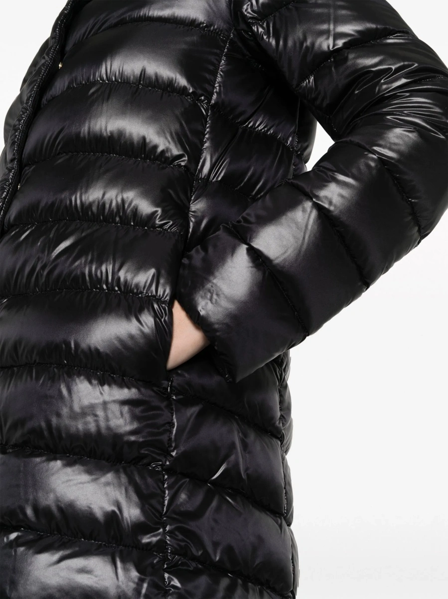 Geaca de iarna Herno neagra din poliamida si polyester - Img 5