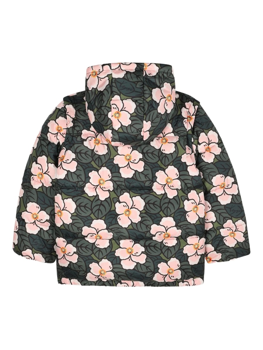 Geaca de iarna Kenzo verde din polyester - Img 3