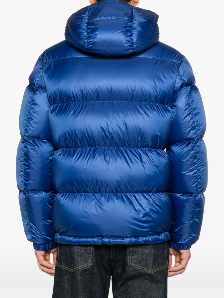 Geaca de iarna Moncler albastra 'Rivau' - Img 5