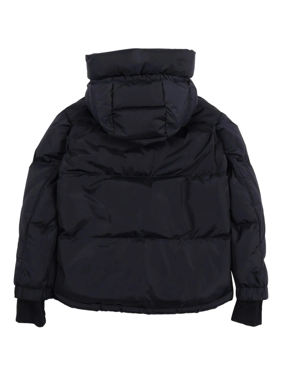 Geaca de iarna Moncler Grenoble albastra din poliamida si spandex/elastan - Img 2