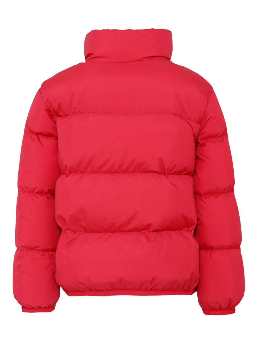 Geaca de iarna Moncler roz din polyester - Img 2