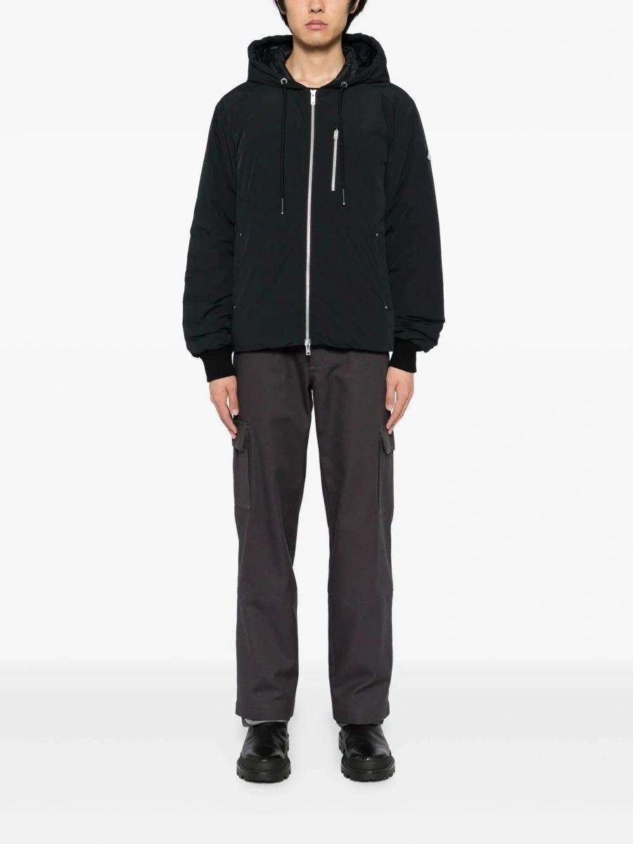 Geaca de iarna Moose Knuckles neagra din elastan si nylon - Img 2
