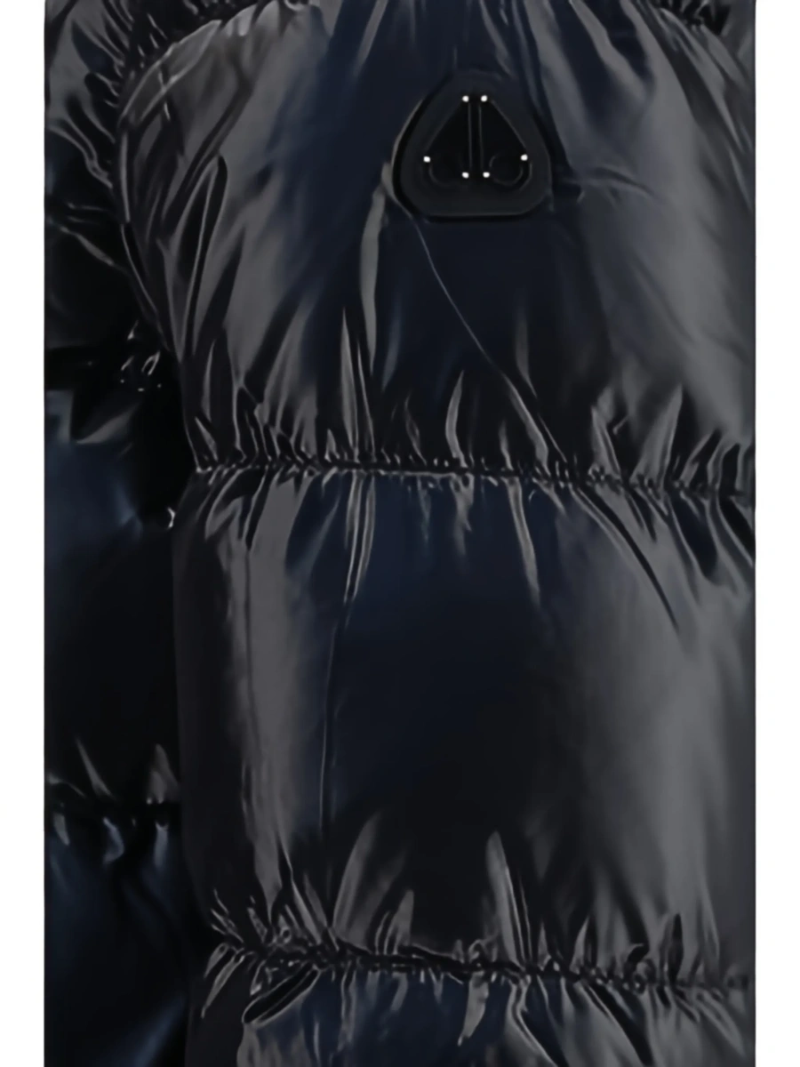 Geaca de iarna Moose Knuckles neagra din nylon - Img 4