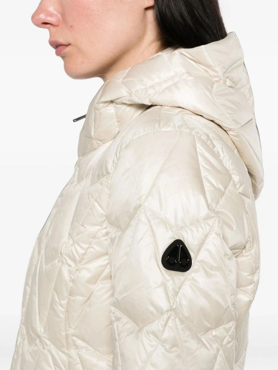 Geaca de iarna Moose Knuckles neutra din nylon - Img 5