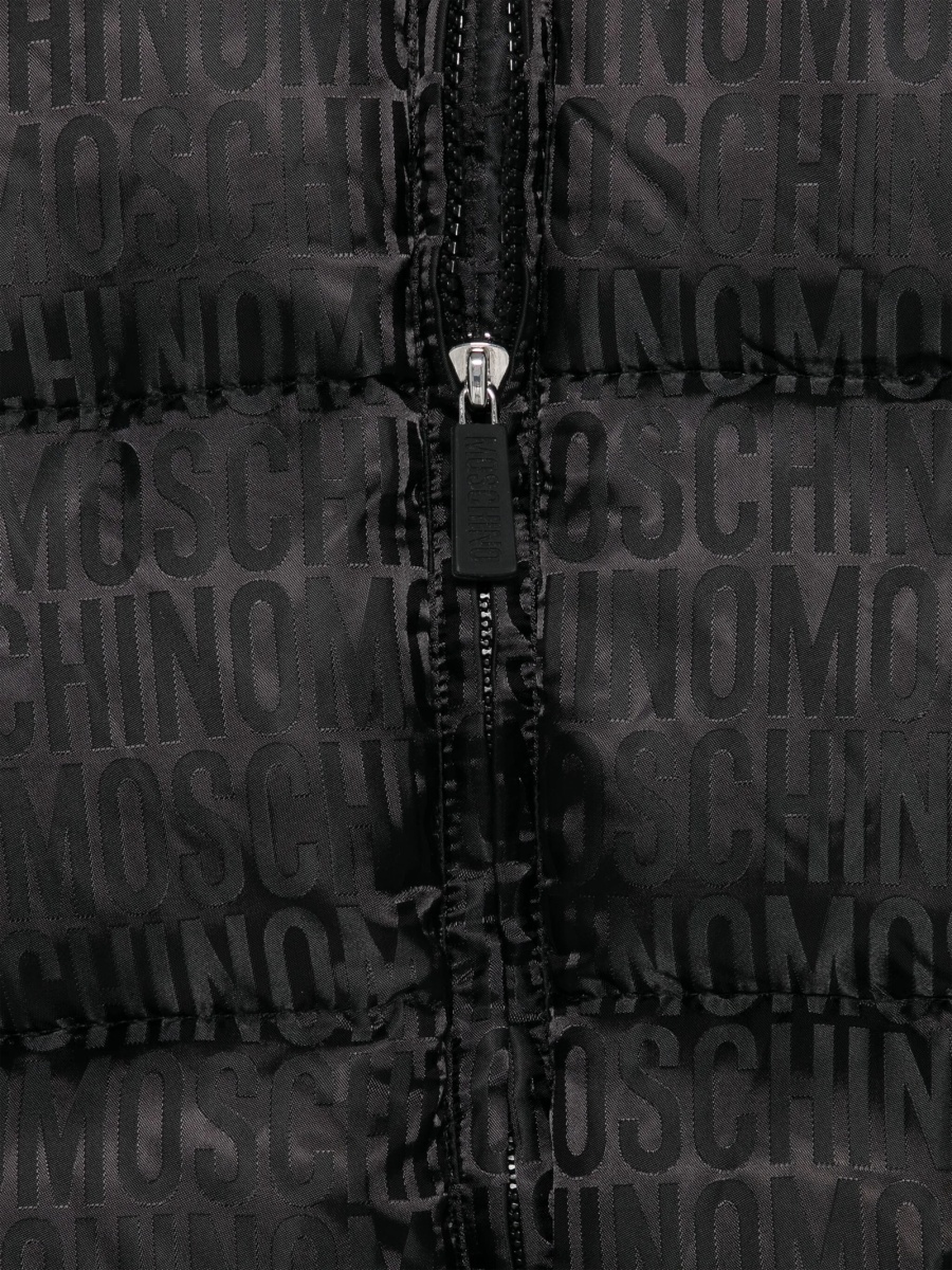 Geaca de iarna Moschino neagra din poliamida - Img 3