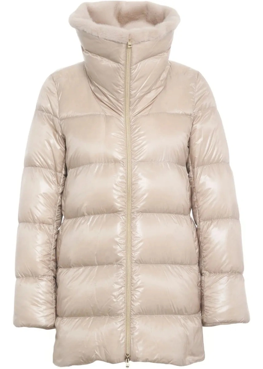 Geaca de Iarna Puffer jacket with faux fur - Img 2