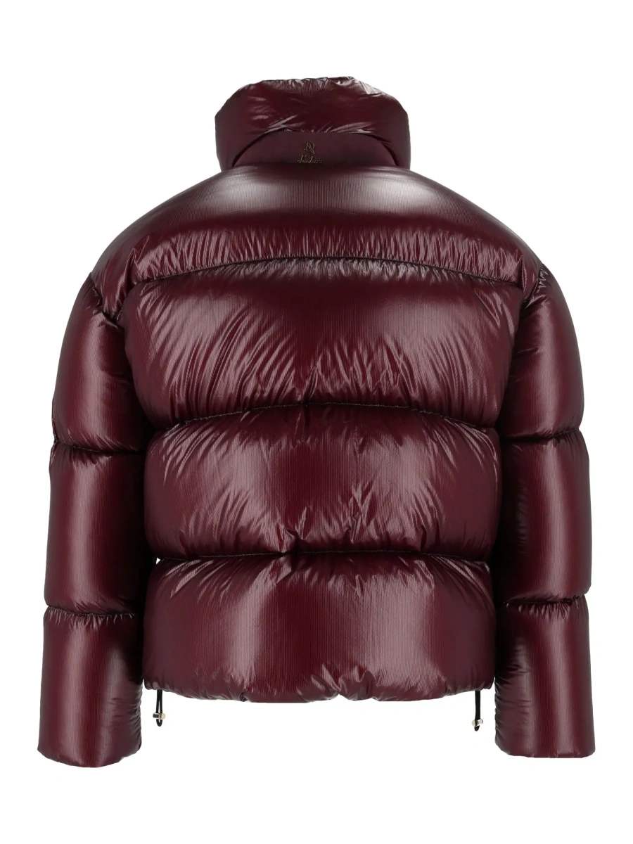Geaca de Iarna SHORT DOWN JACKET, WITH DRAWSTRING, WATER-REPELLENT, ALCANTARA DETAILS - Img 3