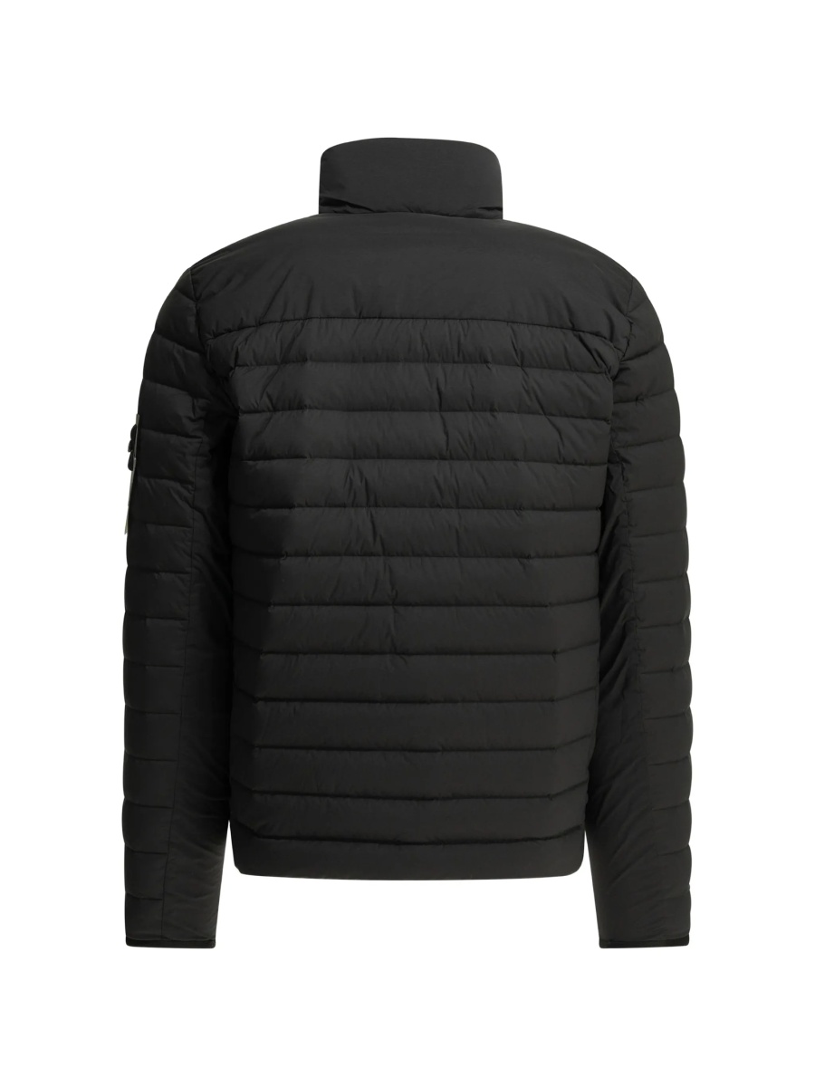 Geaca de iarna Stone Island neagra din spandex/elastan si poliamida - Img 2