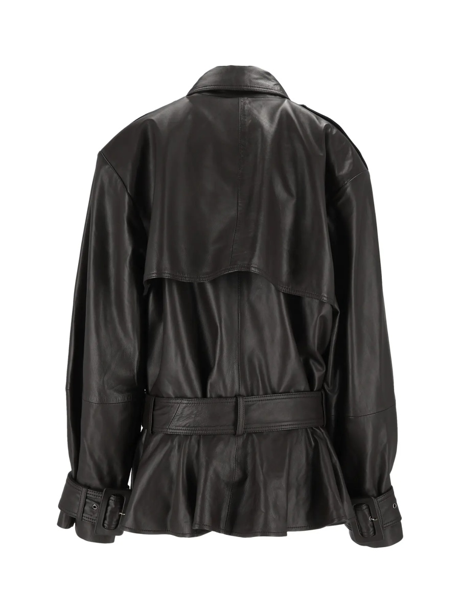 Geaca de Piele BIKER LEATHER JACKET Mol� (Oversized fit) - Img 3