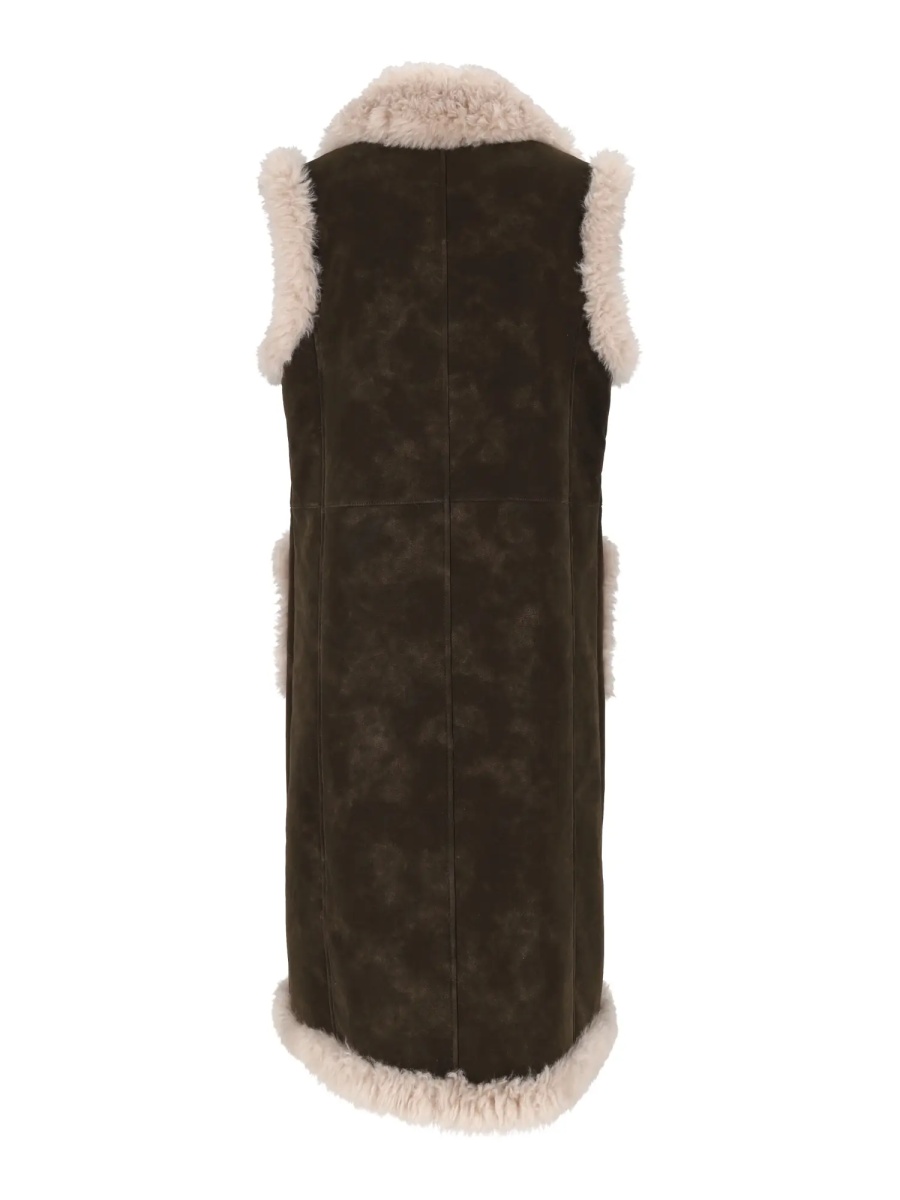 Geaca de Piele WOMAN FAKE FUR WAISTCOAT - Img 3