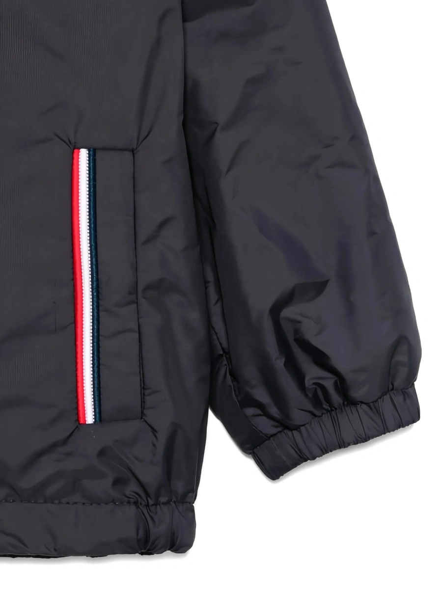 Geaca de ploaie Moncler albastra din poliamida si nylon - Img 3