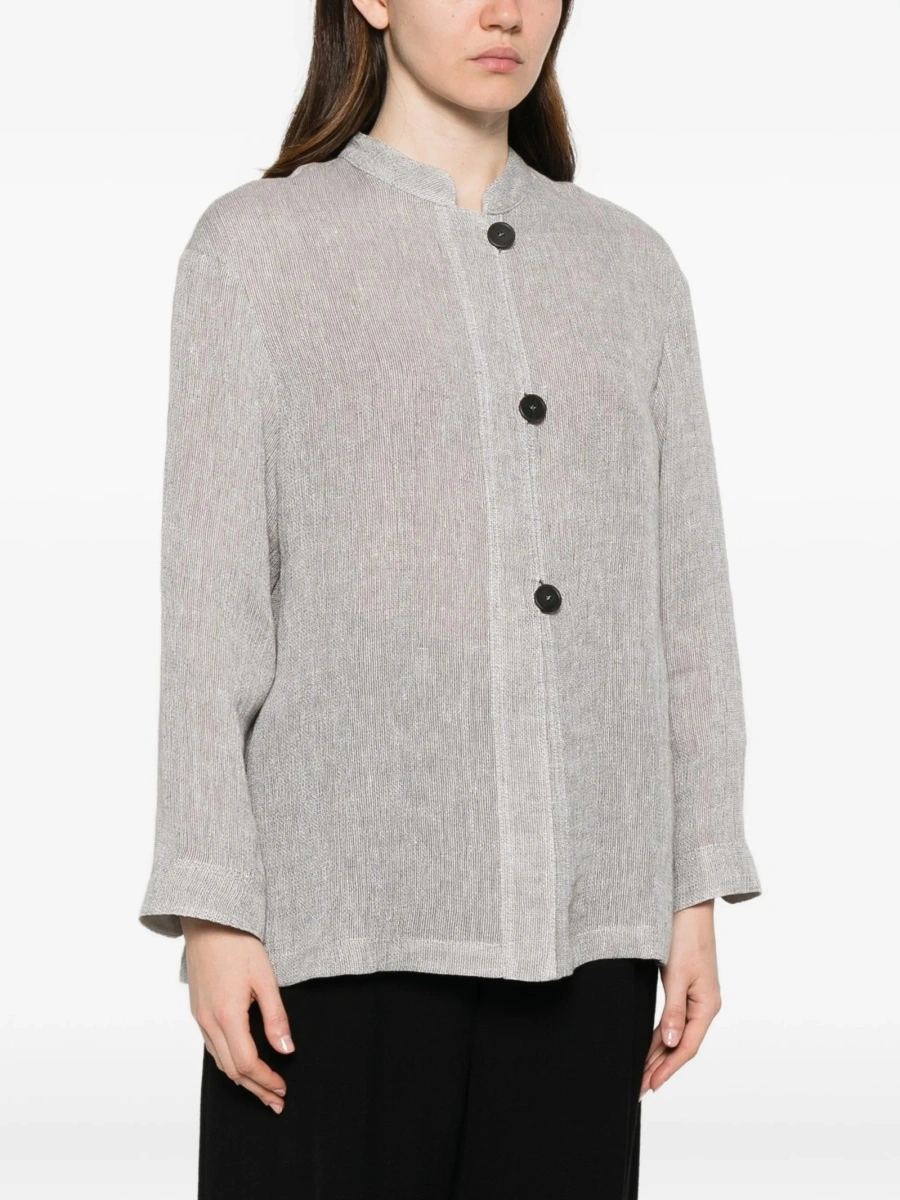 Geaca Oversize Emporio Armani gri - Img 3
