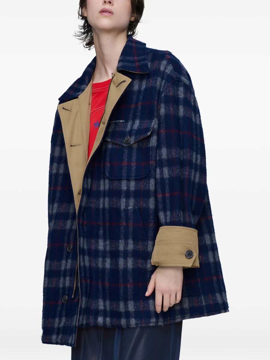 Geaca Oversize Maison Margiela neutra din bumbac - Img 4