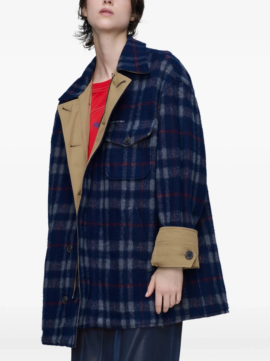 Geaca Oversize Maison Margiela neutra din bumbac - Img 4