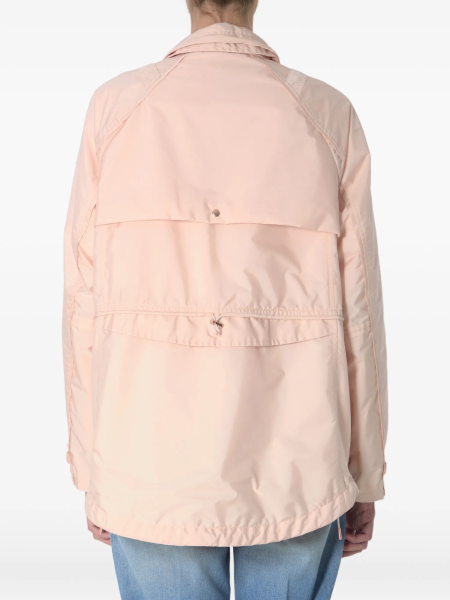 Geaca Oversize Moncler roz din nylon - Img 4