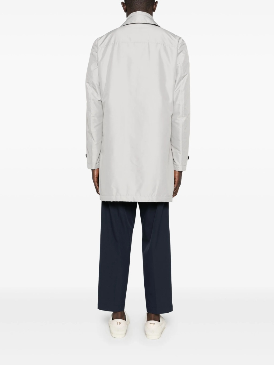 Geaca Parka Fay gri din polyester - Img 4