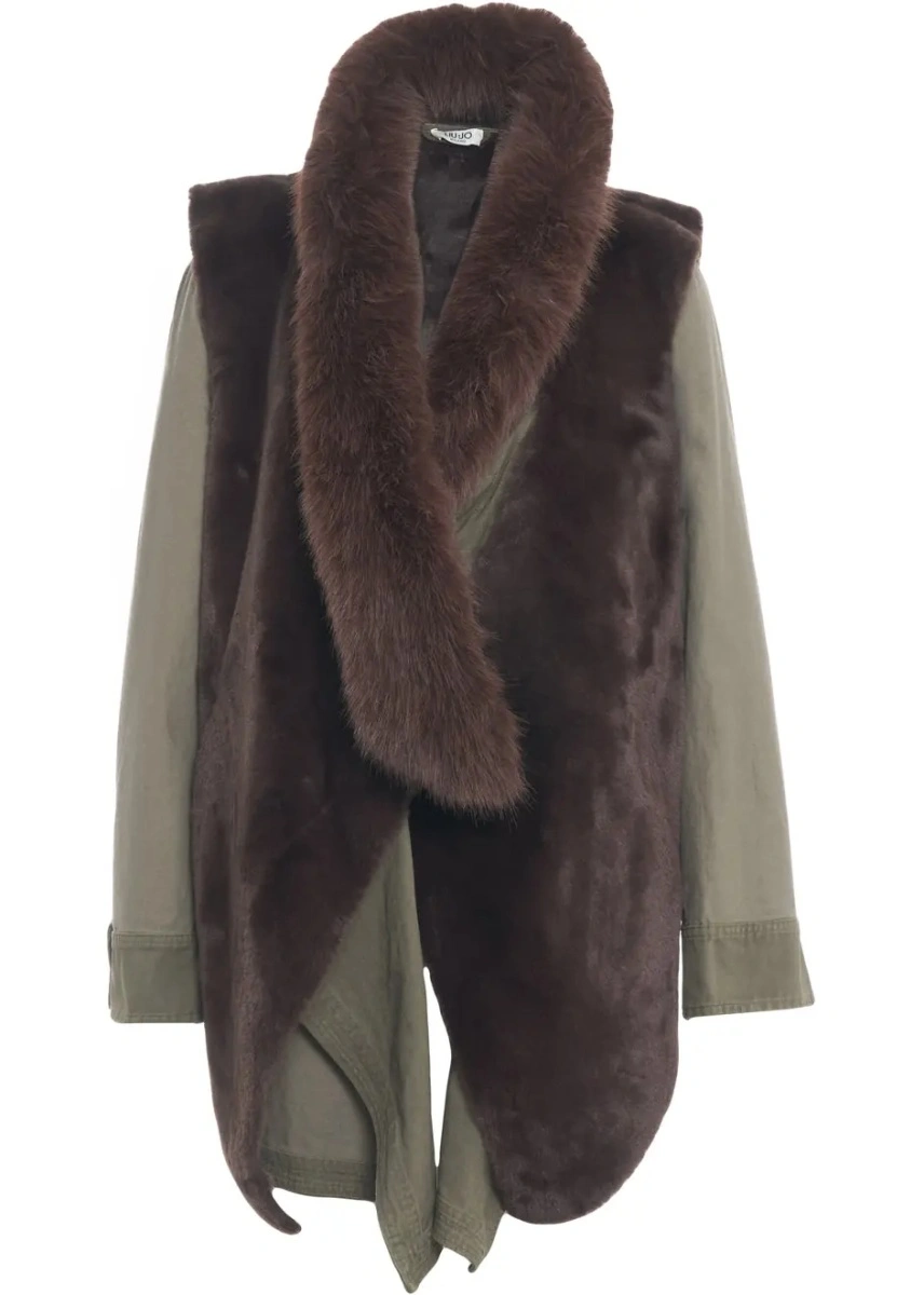 Geaca parka Liu Jo White verde - Img 3