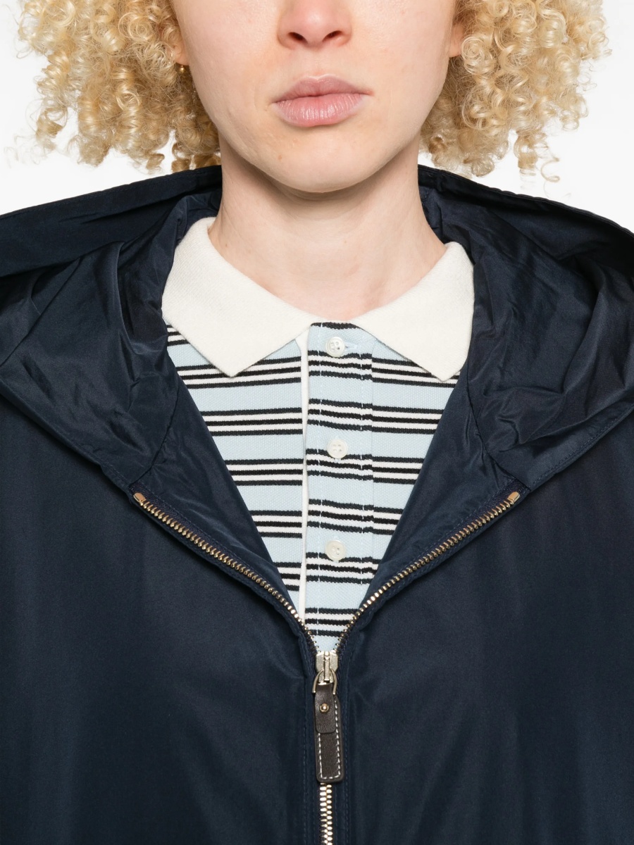 Geaca Parka Max Mara albastra din polyester - Img 5