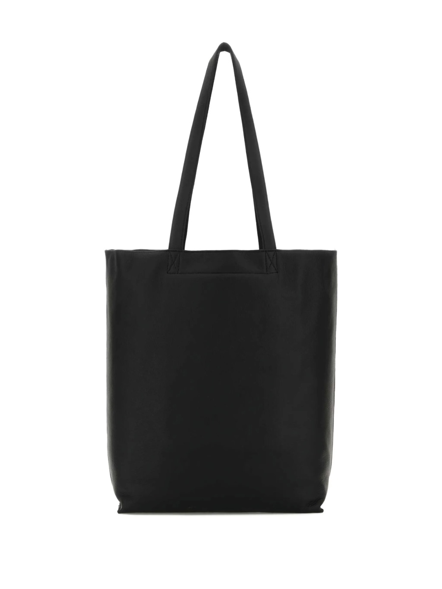 Geanta de mana A.P.C. neagra din piele - Img 2