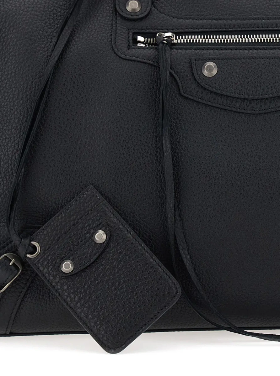 Geanta de mana Balenciaga 'City' neagra din piele 'Le City' - Img 3