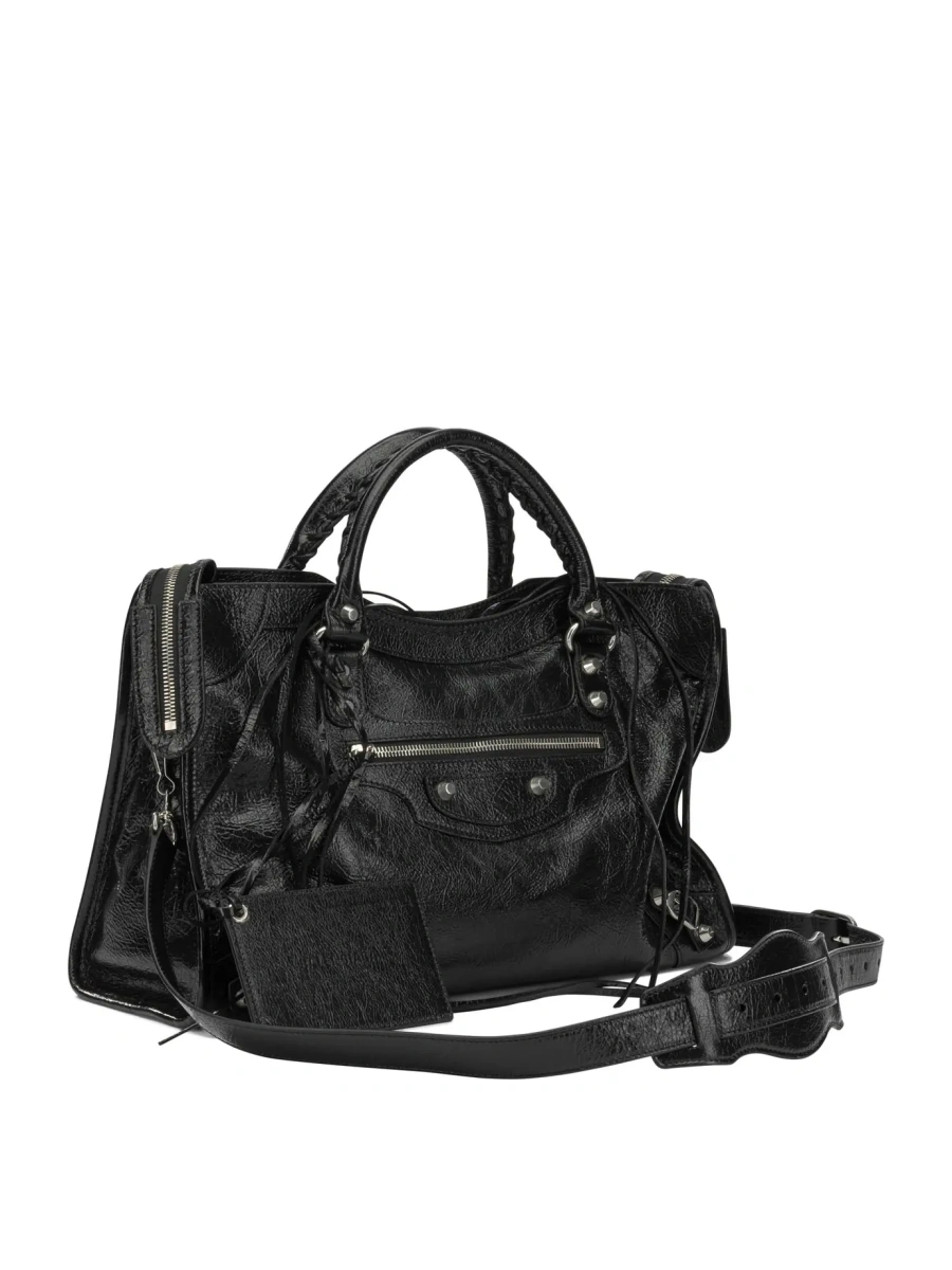 Geanta de mana Balenciaga 'City' neagra - Img 2