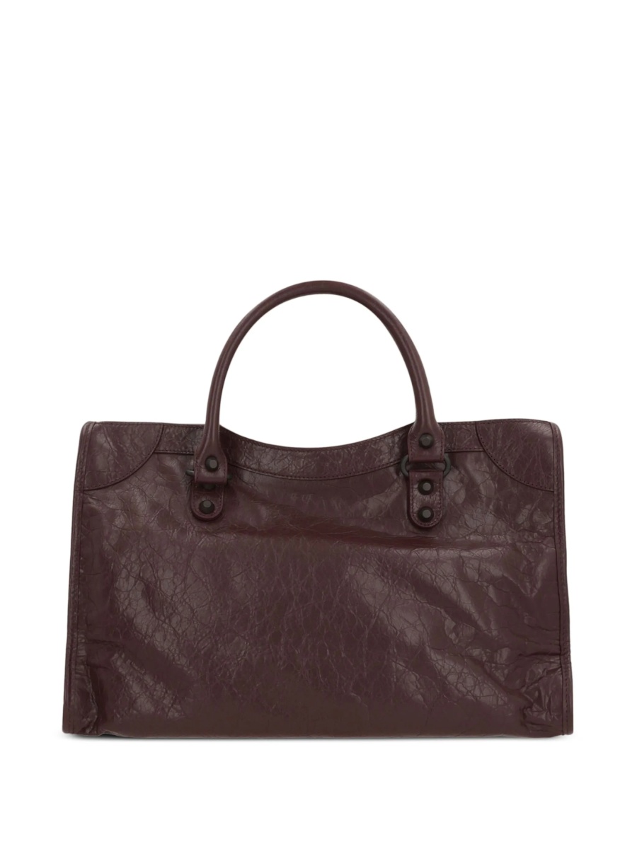 Geanta de mana Balenciaga rosie din piele - Img 2