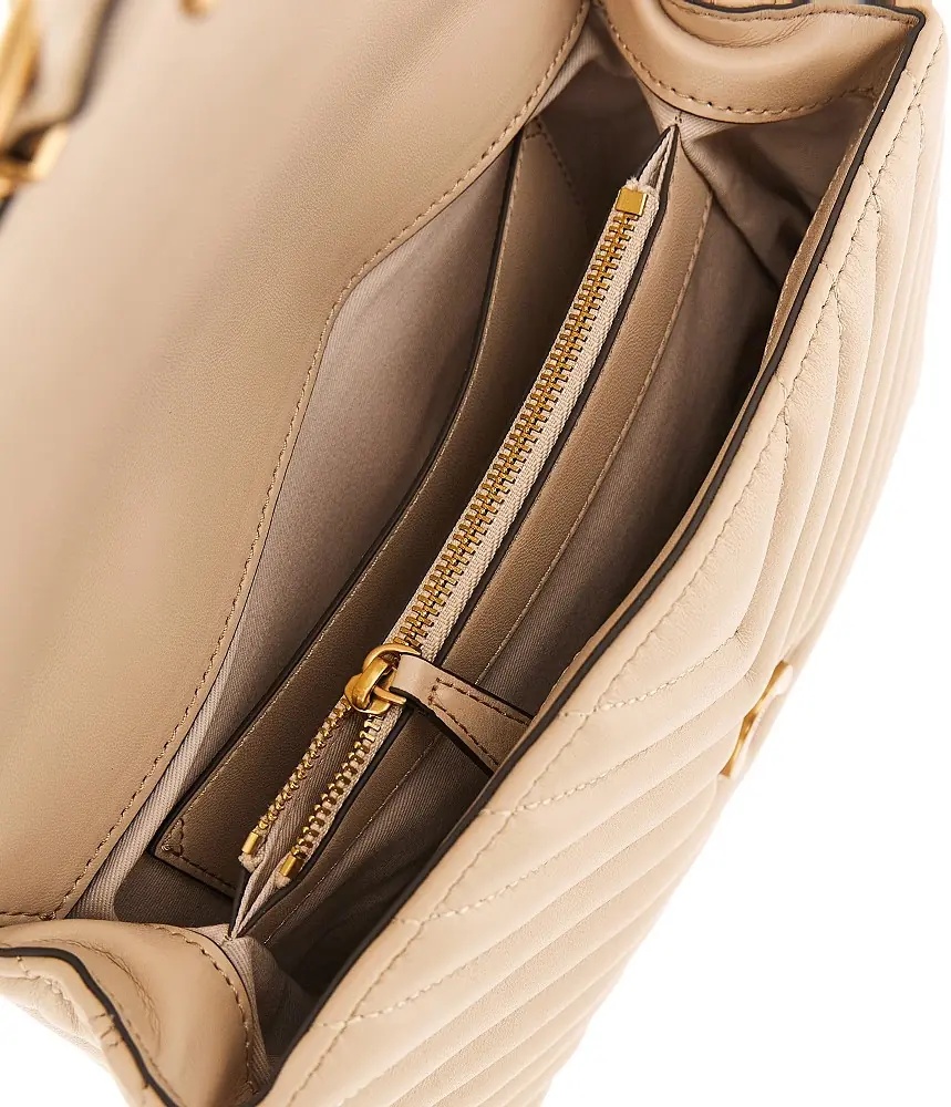 Geanta de mana Chevron nappa leather mini Love Lady Puff bag - Img 3