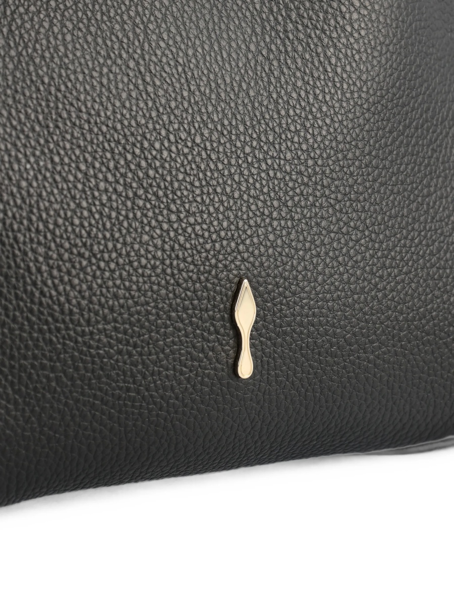 Geanta de mana Christian Louboutin neagra din piele - Img 4