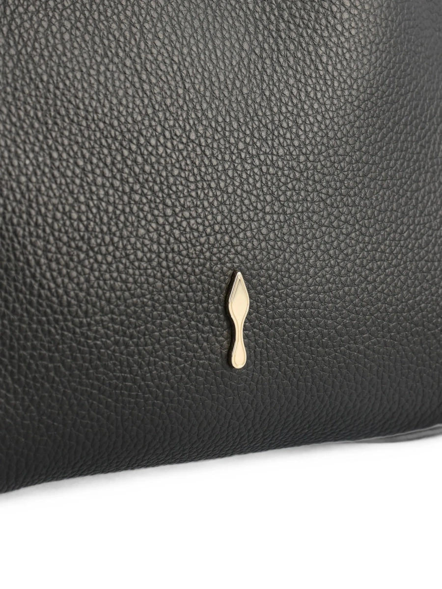 Geanta de mana Christian Louboutin neagra din piele - Img 4