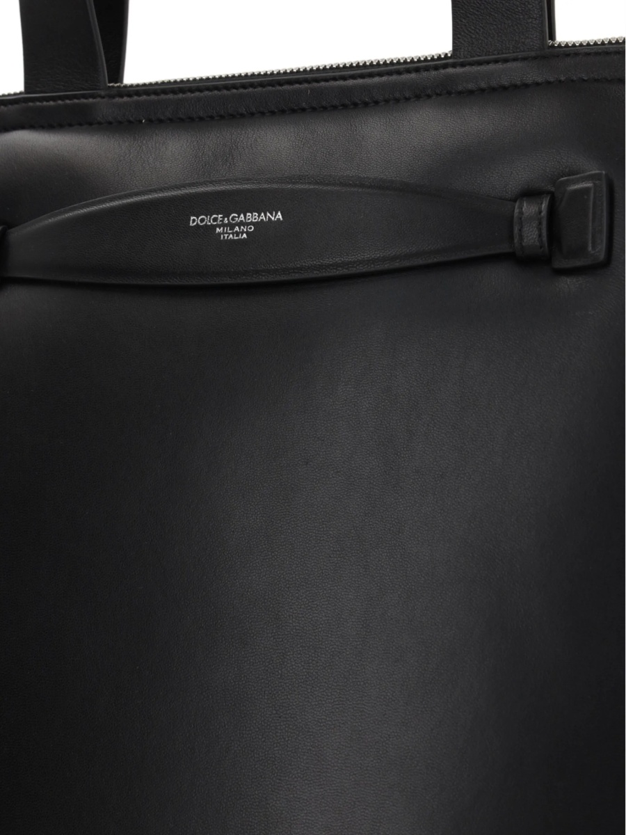 Geanta de mana Dolce &amp; Gabbana neagra din piele - Img 4