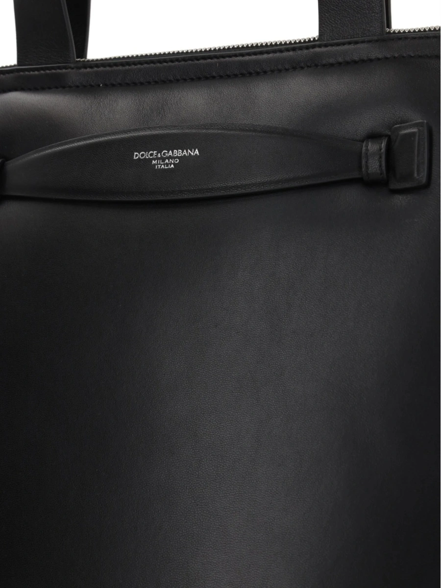 Geanta de mana Dolce &amp; Gabbana neagra din piele - Img 4
