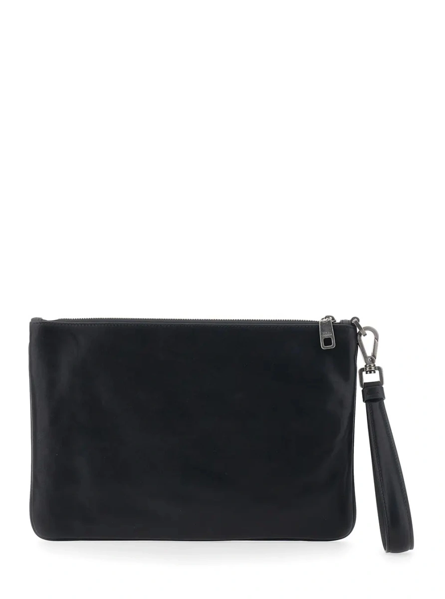 Geanta de mana Dolce &amp; Gabbana neagra din piele - Img 2