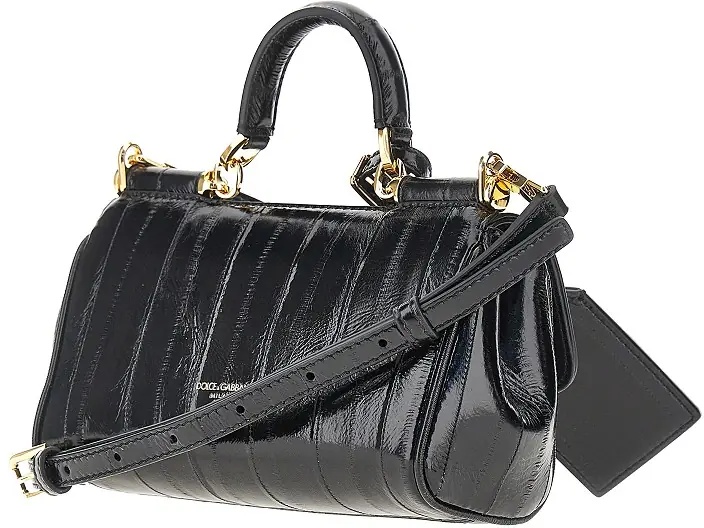 Geanta de mana Eel leather mini 'My Sicily' bag - Img 2
