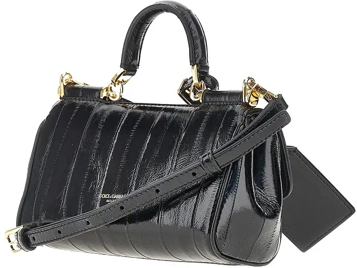 Geanta de mana Eel leather mini 'My Sicily' bag - Img 2