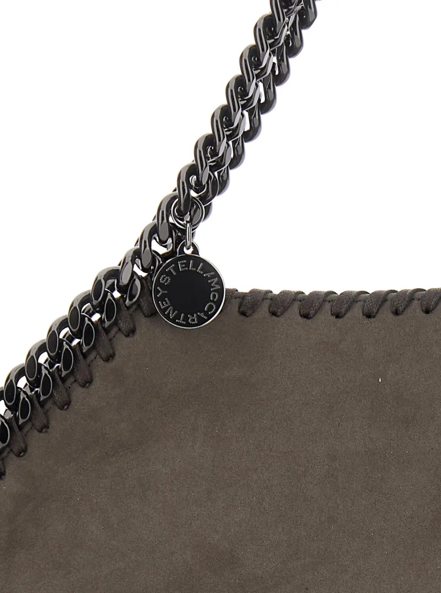 Geanta de mana 'Falabella Mini' Brown Handbag with Chain Handle and Strap in Eco Leather for Women - Img 3