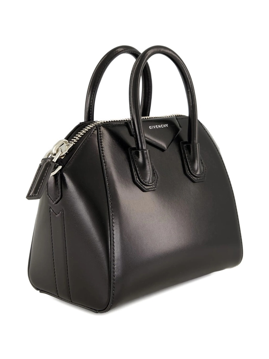 Geanta de mana Givenchy antigona neagra din piele - Img 4
