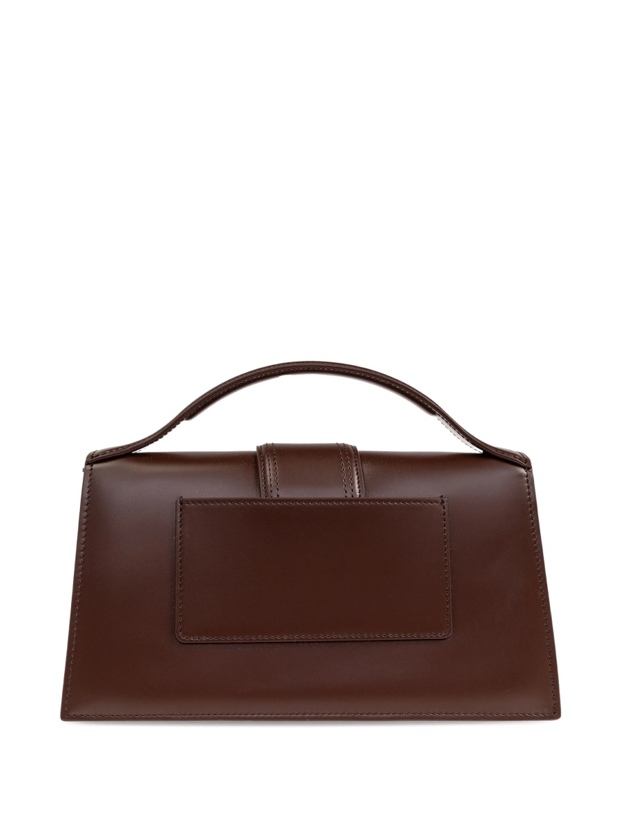 Geanta de mana JACQUEMUS Bambino maro din piele - Img 2