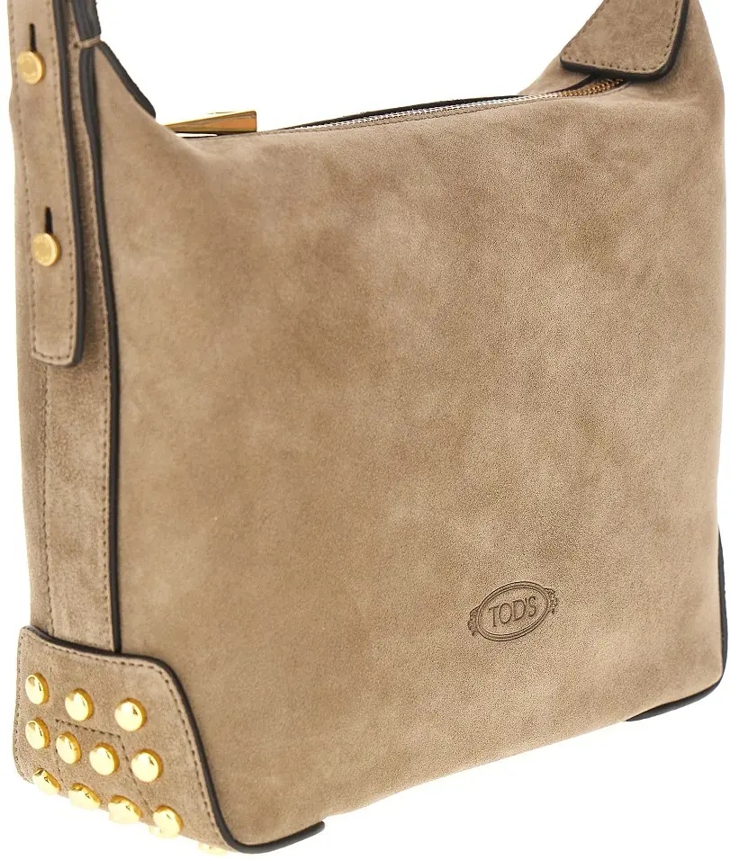 Geanta de mana Leather Metal Dots Mini Bag - Img 4