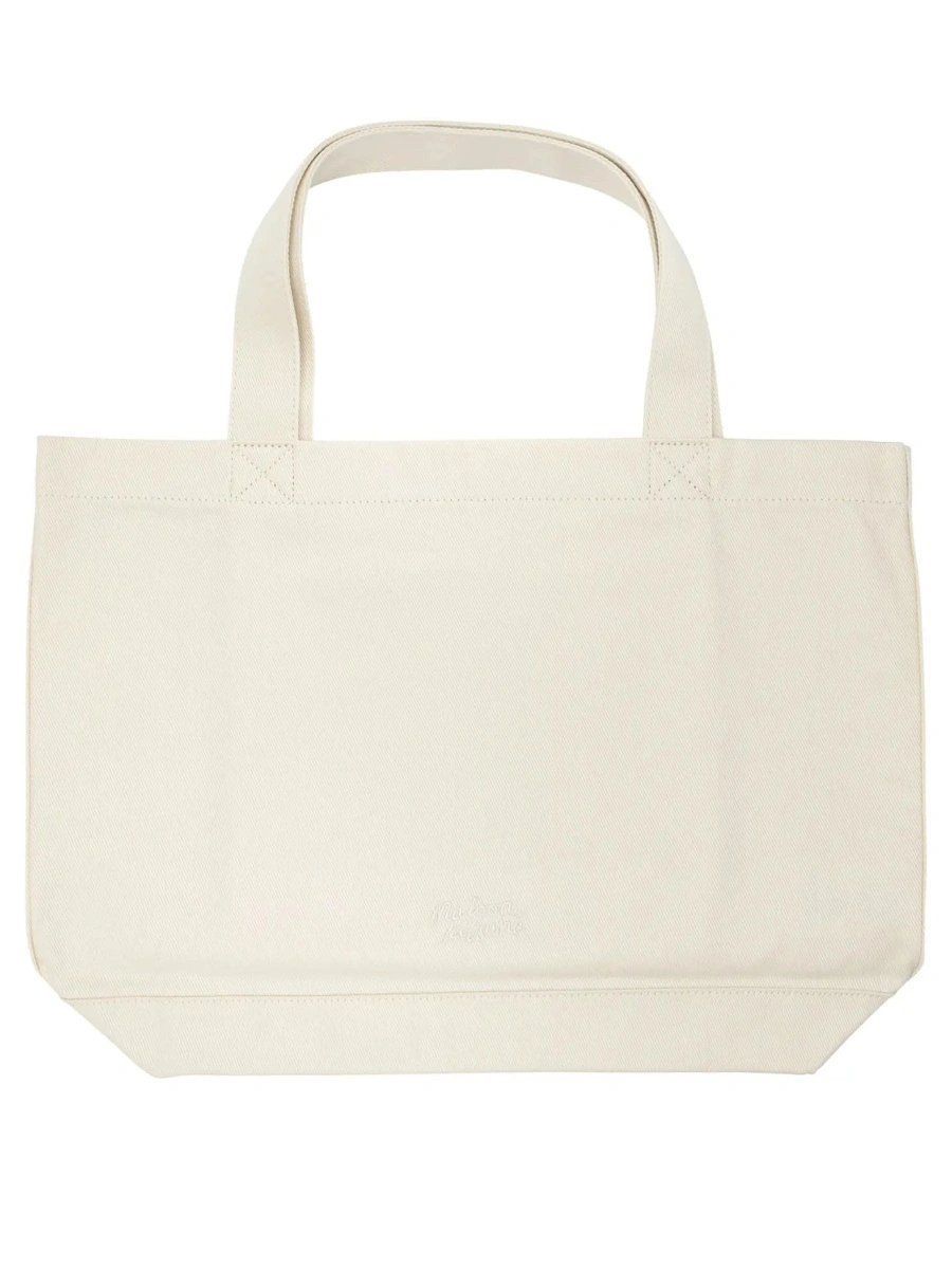 Geanta de mana MAISON KITSUNÉ "Double Fox Head" Large Handbag - Img 2