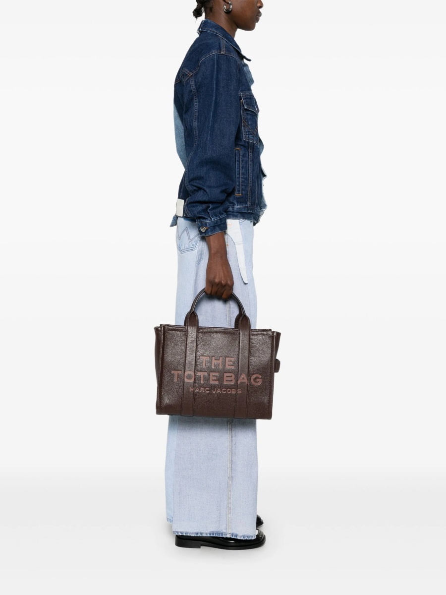 Geanta de mana Marc Jacobs maro din piele - Img 2
