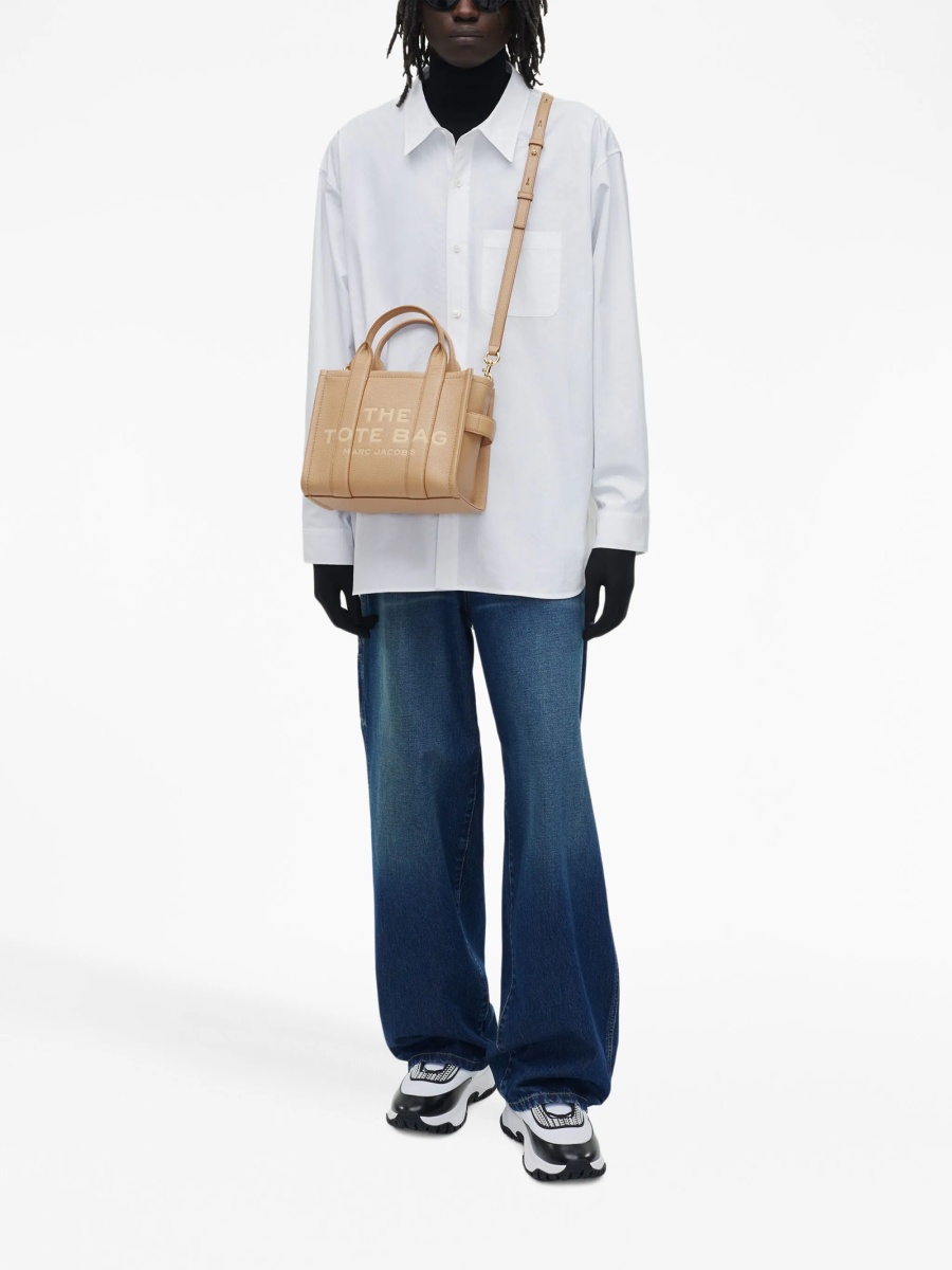 Geanta de mana Marc Jacobs maro din piele - Img 2