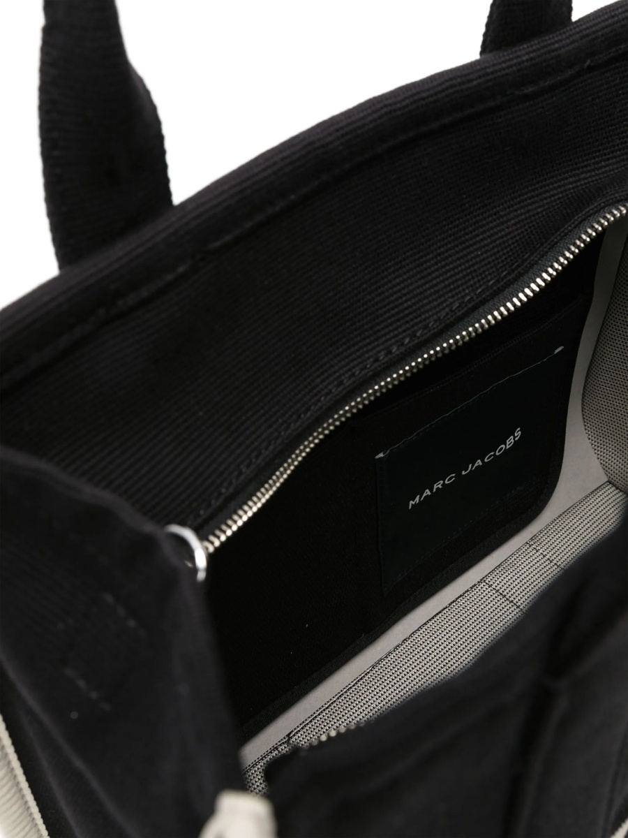 Geanta de mana Marc Jacobs neagra din bumbac si polyester - Img 5