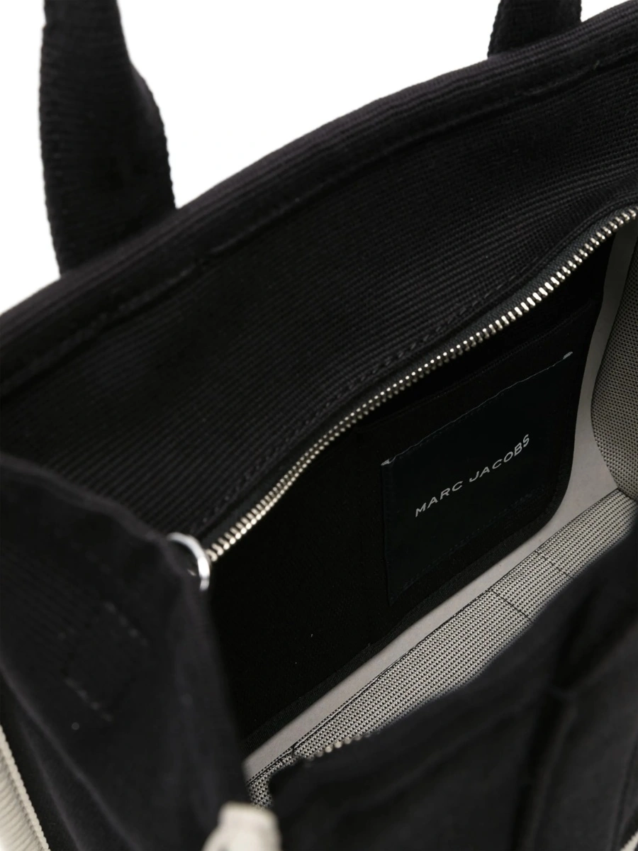 Geanta de mana Marc Jacobs neagra din bumbac si polyester - Img 5
