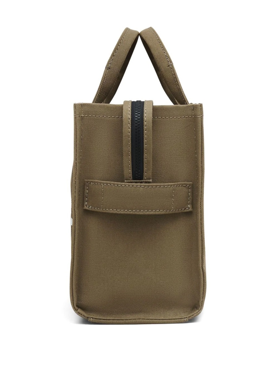 Geanta de mana Marc Jacobs verde din material textil - Img 5